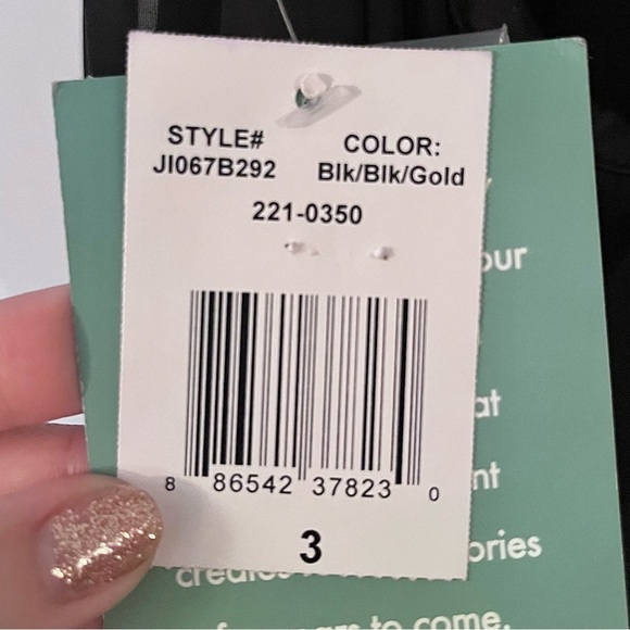 (NWT) Black & Gold Sequin Sweetheart Prom Party Mini Dress - Picture 9 of 11